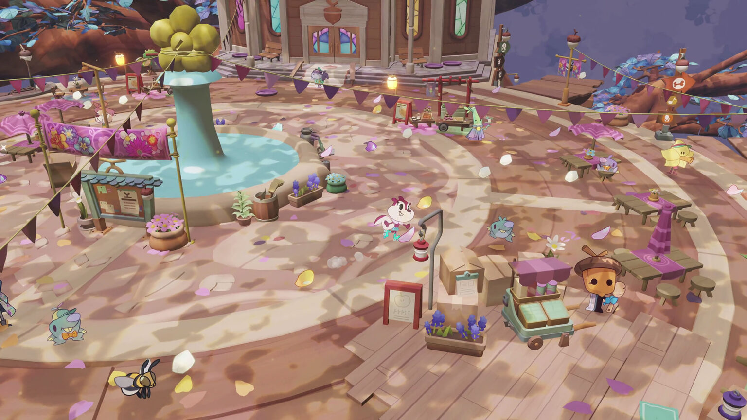 Alva battles spirits with pastries in Acornia: Mirror Worlds | Image: Splashteam