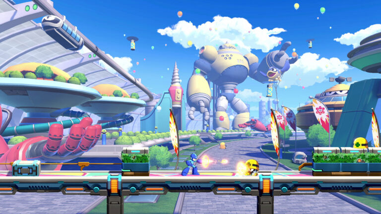 Proto Man joins Mega Man as a playable character in Dual Override | Image: Capcom