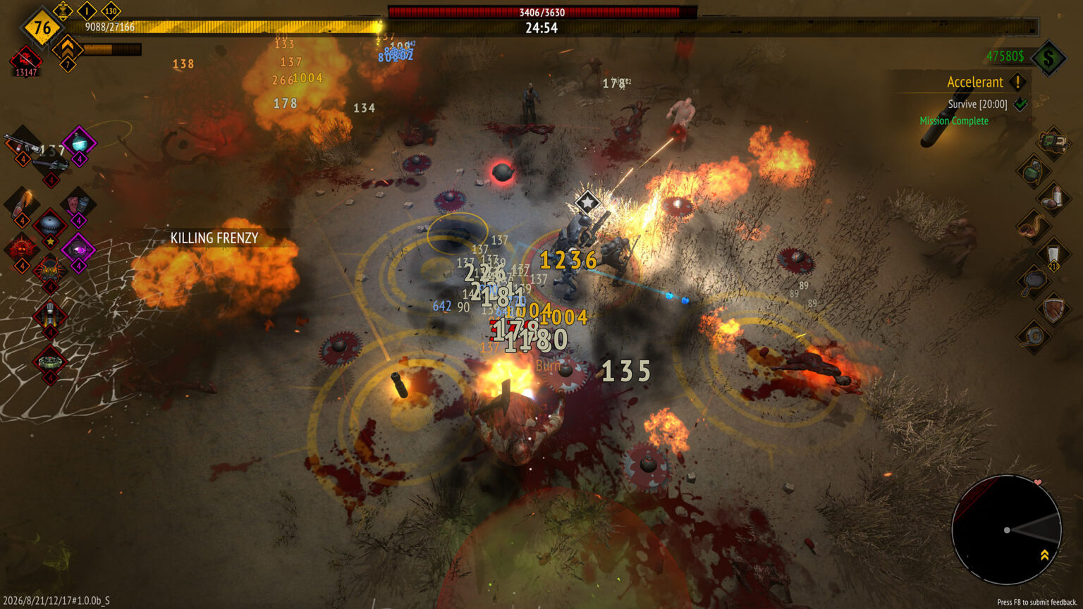 Yet Another Zombie Survivors Review | Image: Awesome Games Studio / FullCleared