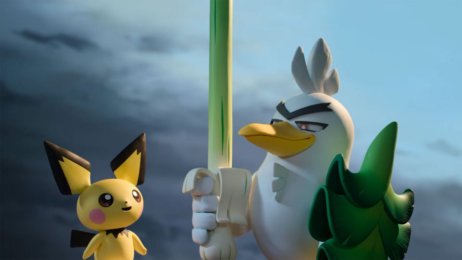 Sirfetch'd and Pichu lead Aardman's stop-motion Pokémon Tales | Image: The Pokémon Company