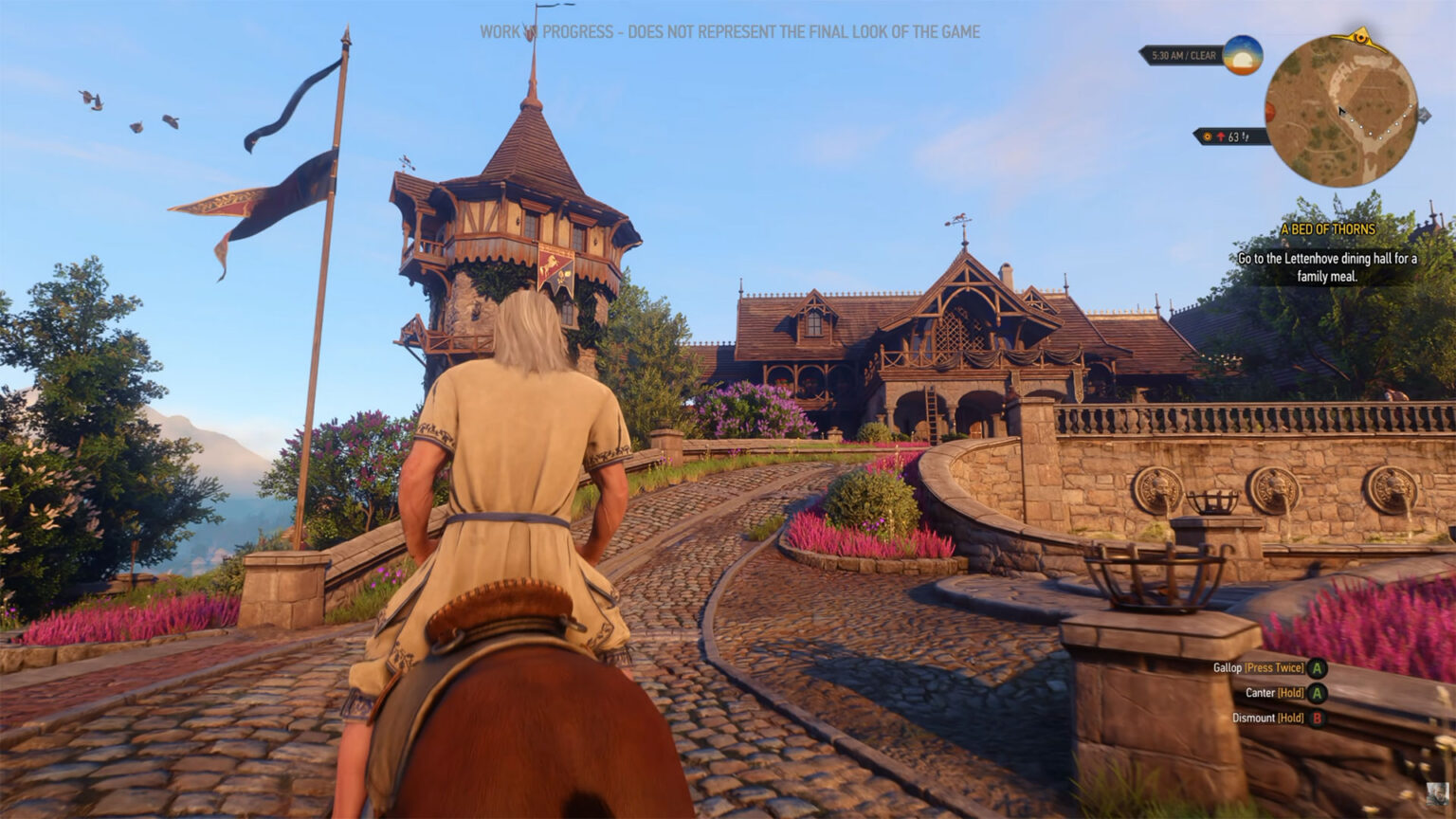 Geralt heads to the new realm of Letten in Songs of the Past | Image: CD Projekt Red