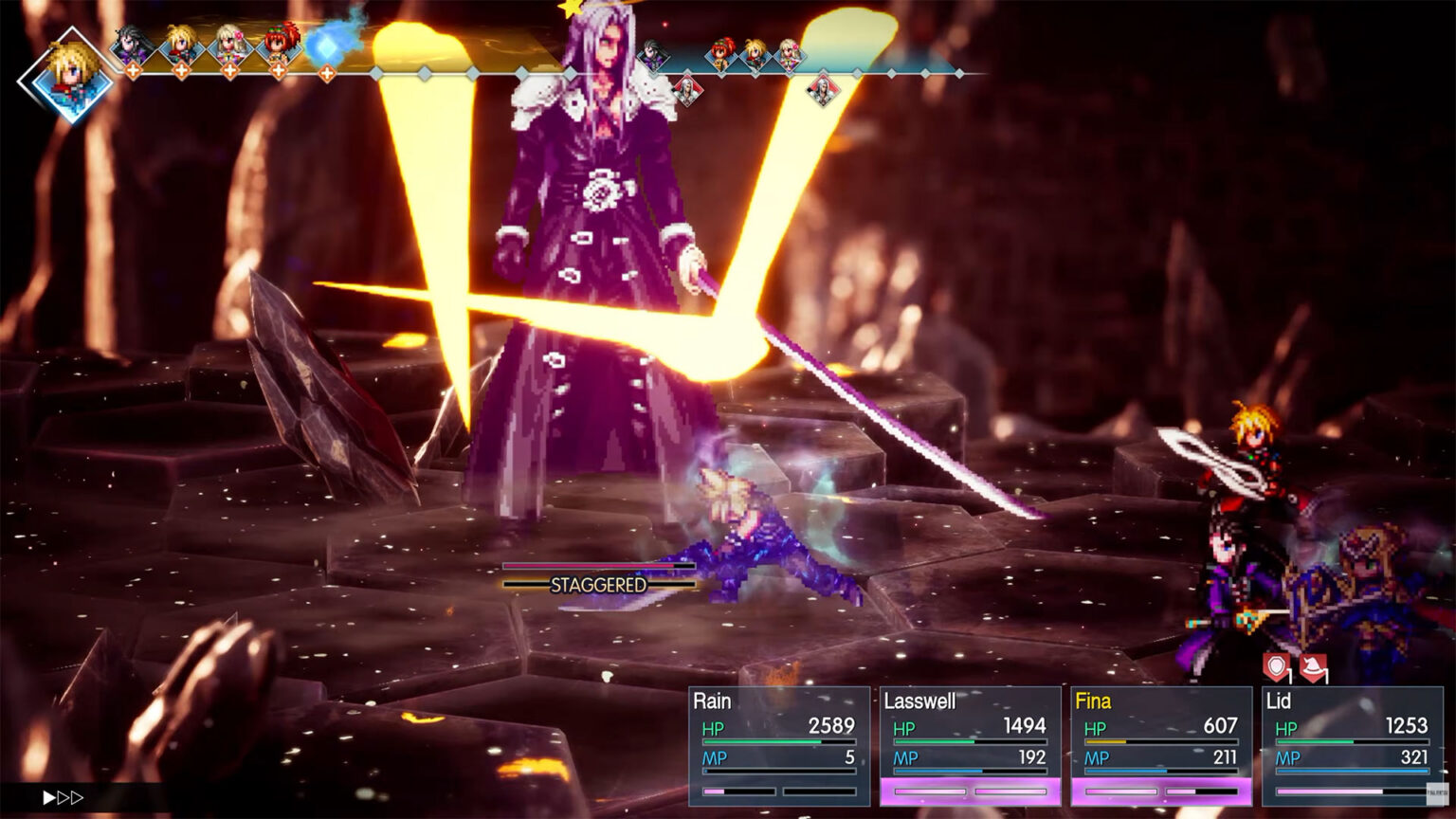 Sephiroth crosses over into Final Fantasy Resonance's HD-2D world | Image: Square Enix