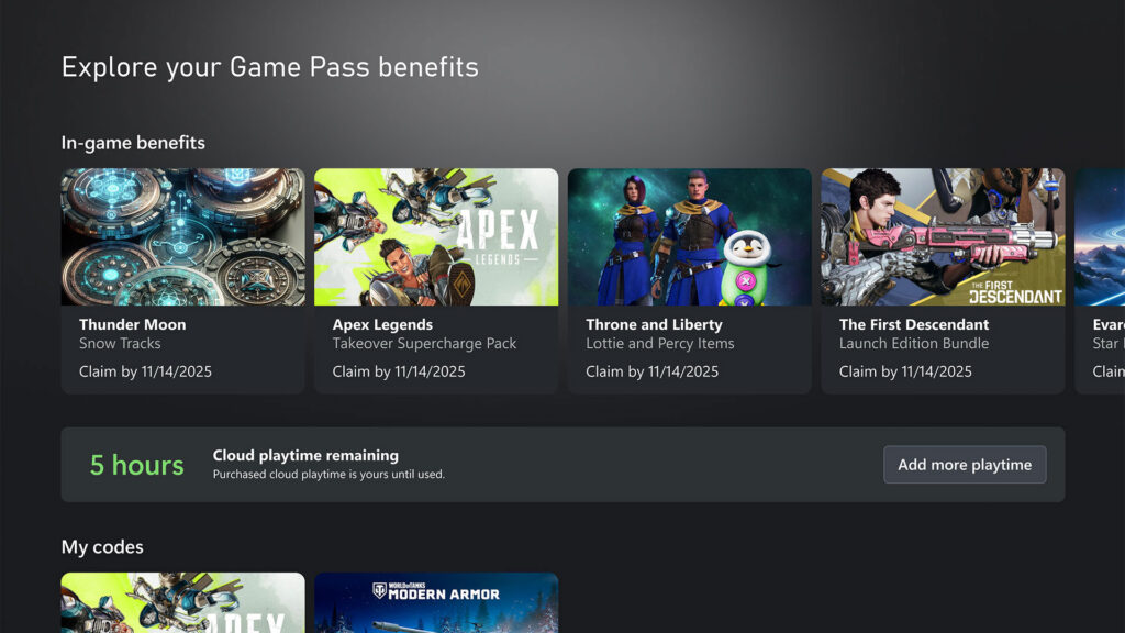 Game Pass cloud streaming moves to monthly hour limits in November | Image: XBOX