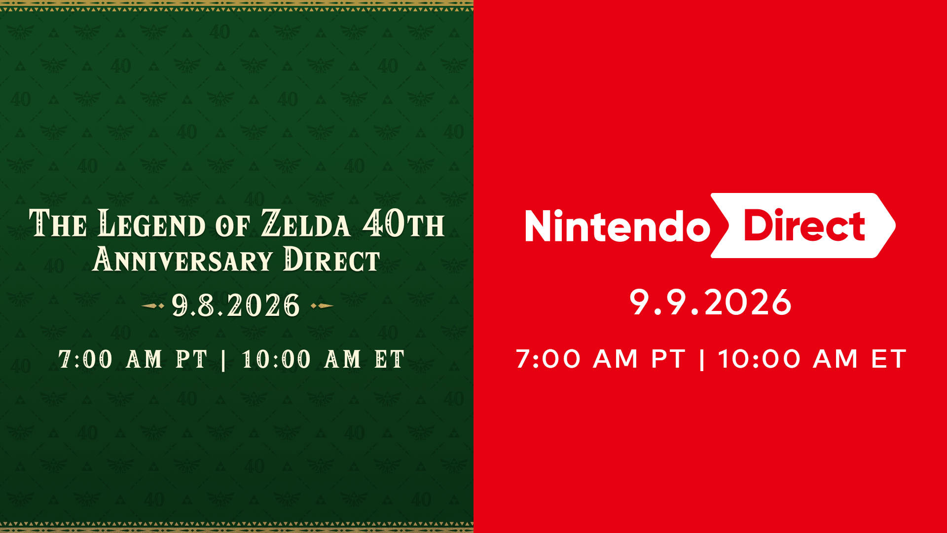 The Legend of Zelda 40th Anniversary Direct streams September 8 | Image: Nintendo