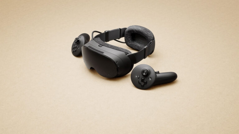 Steam Frame ships with tracked controllers, a wireless adapter, and a copy of Half-Life: Alyx | Image: Valve