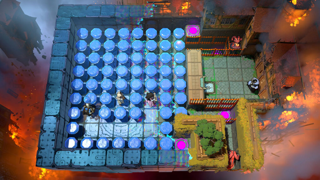 Order of the Sinking Star's four worlds branch out from a central Overworld hub | Image: Thekla