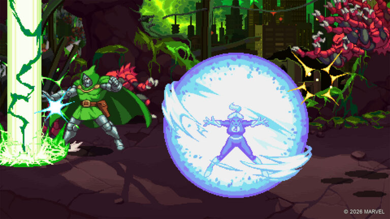 Doctor Doom and The Invisible Woman lead The Siege of Castle Doom | Image: Tribute Games