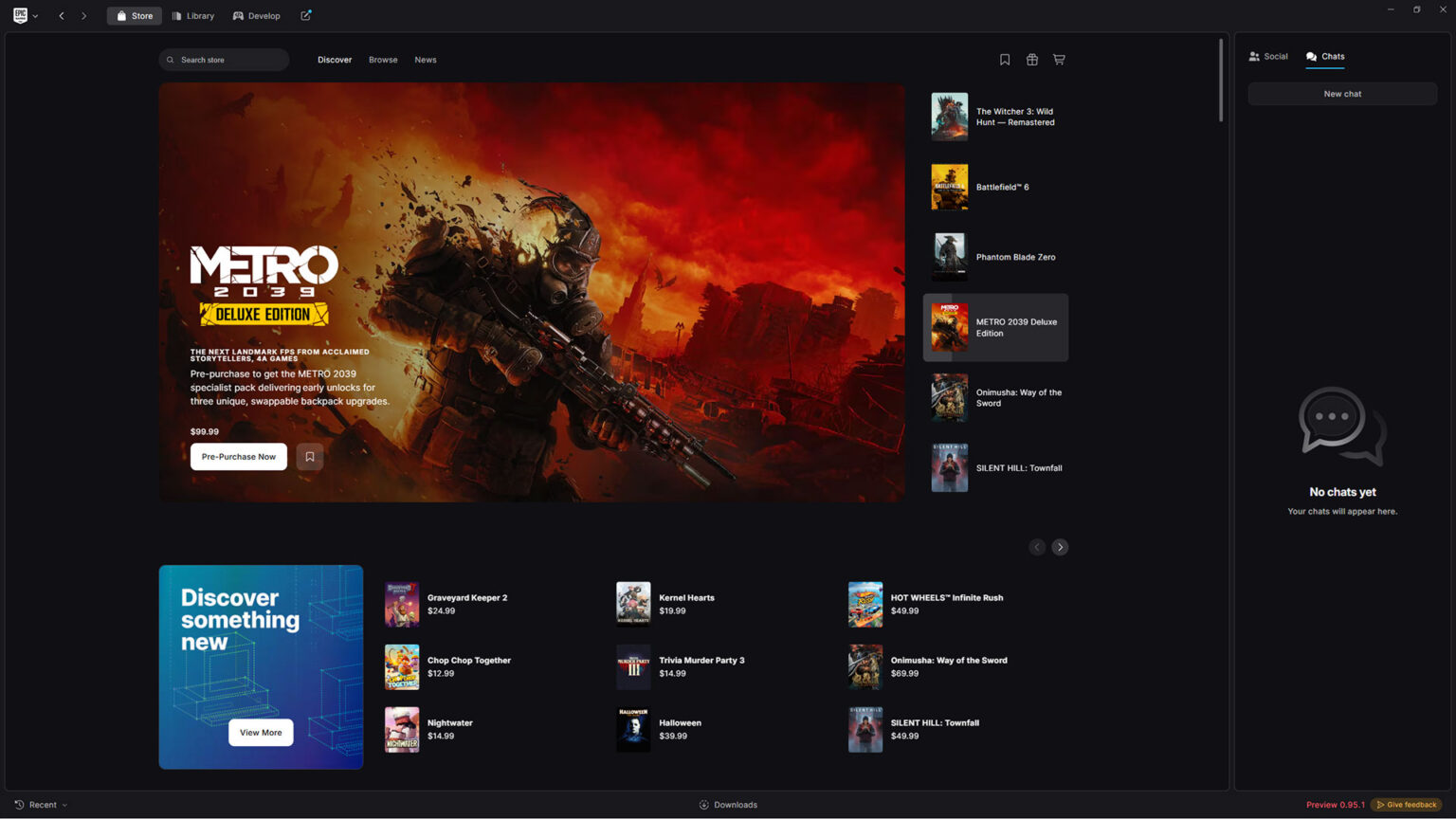 The new Epic Games Launcher Preview runs on Windows, macOS, and Linux | Image: Epic Games