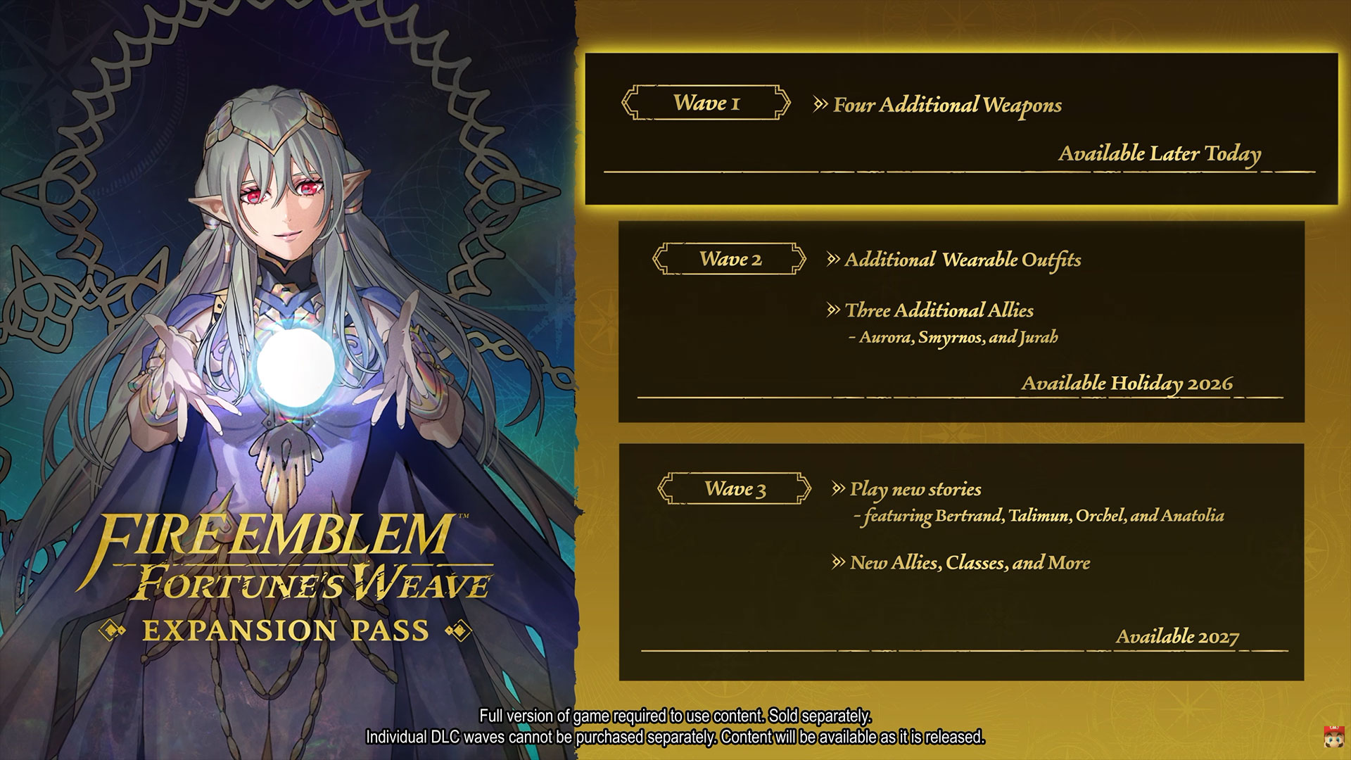 Fire Emblem gets Expansion Pass