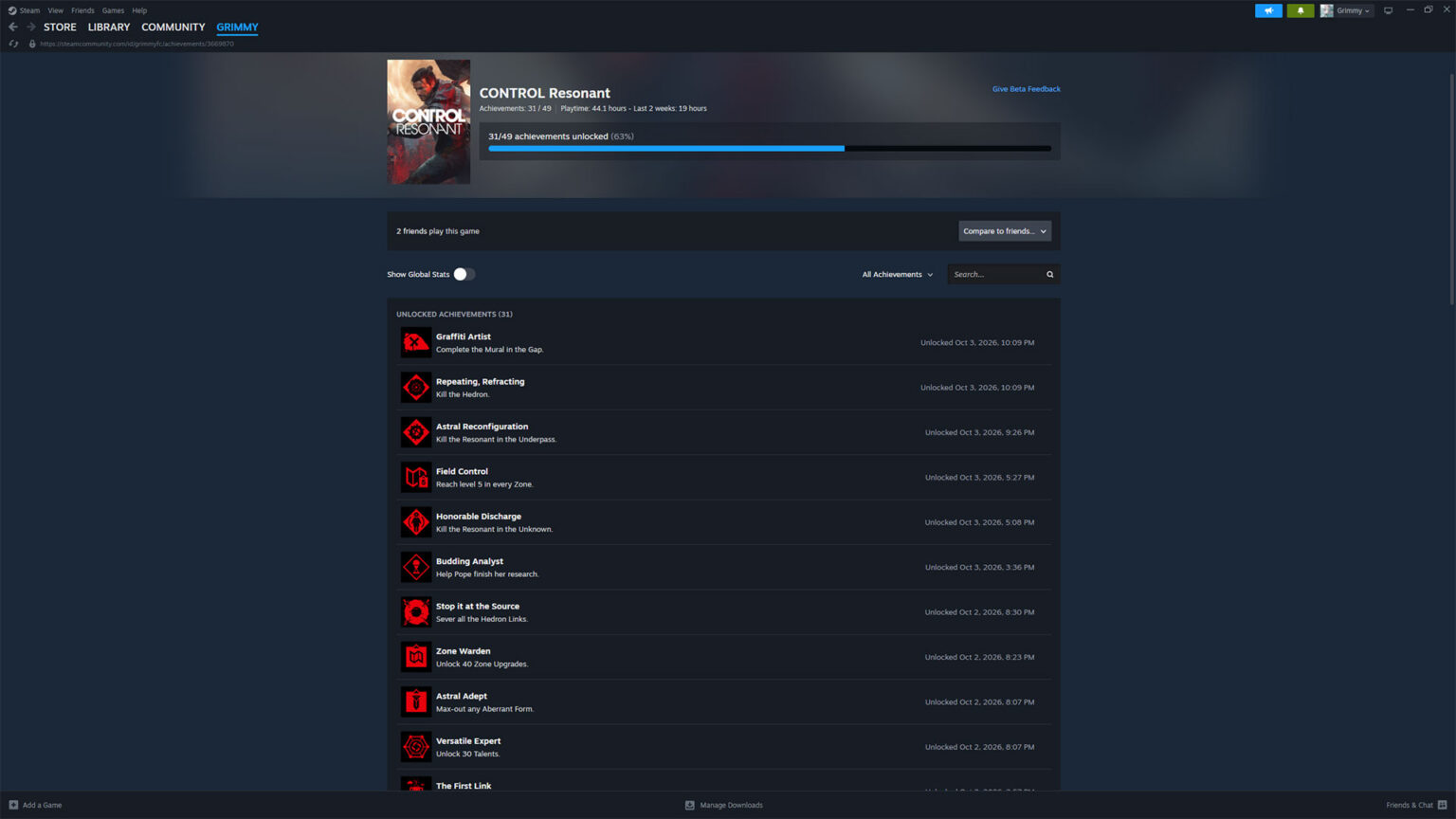 Achievement Sets split a game’s unlocks into base game and DLC groups | Image: Valve