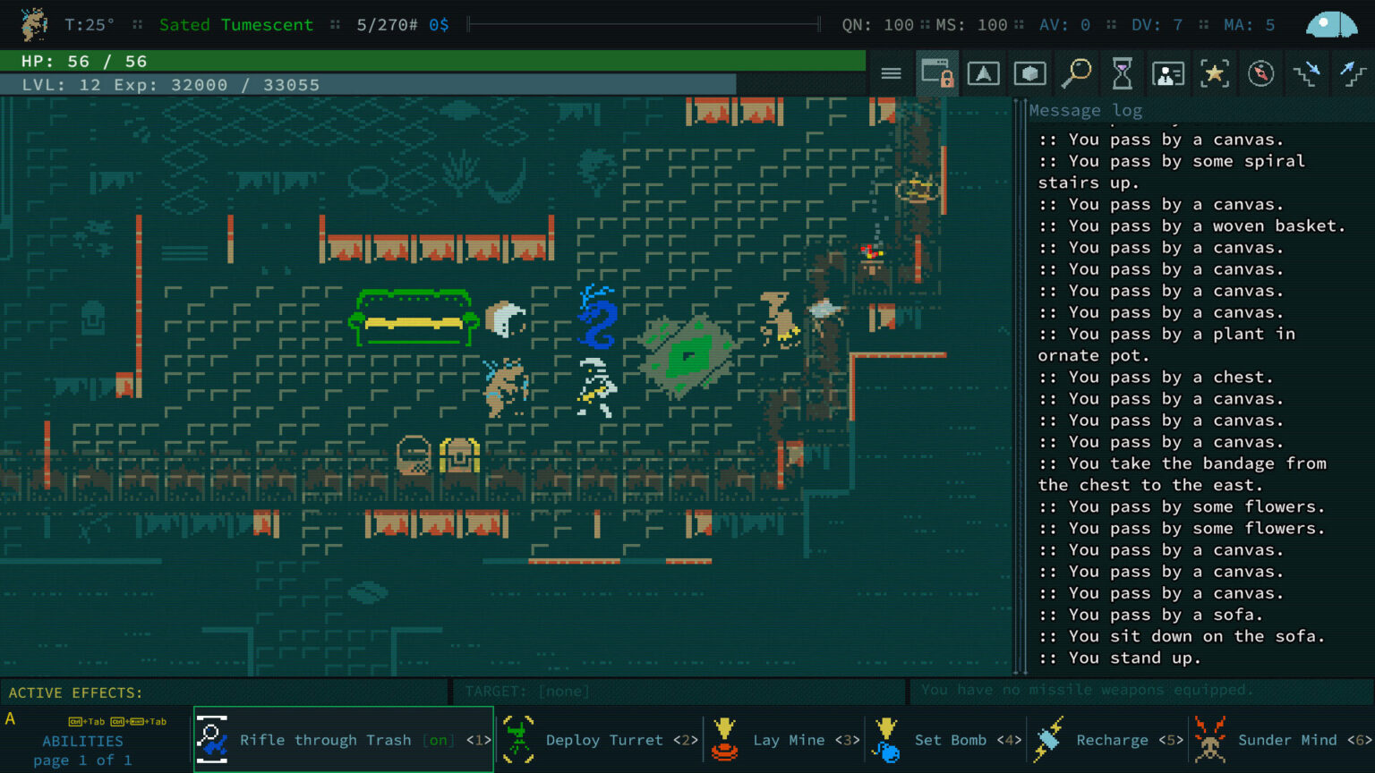 Diaspora adds Mutated Animal and Mutated Plant genotypes to Caves of Qud | Image: Freehold Games