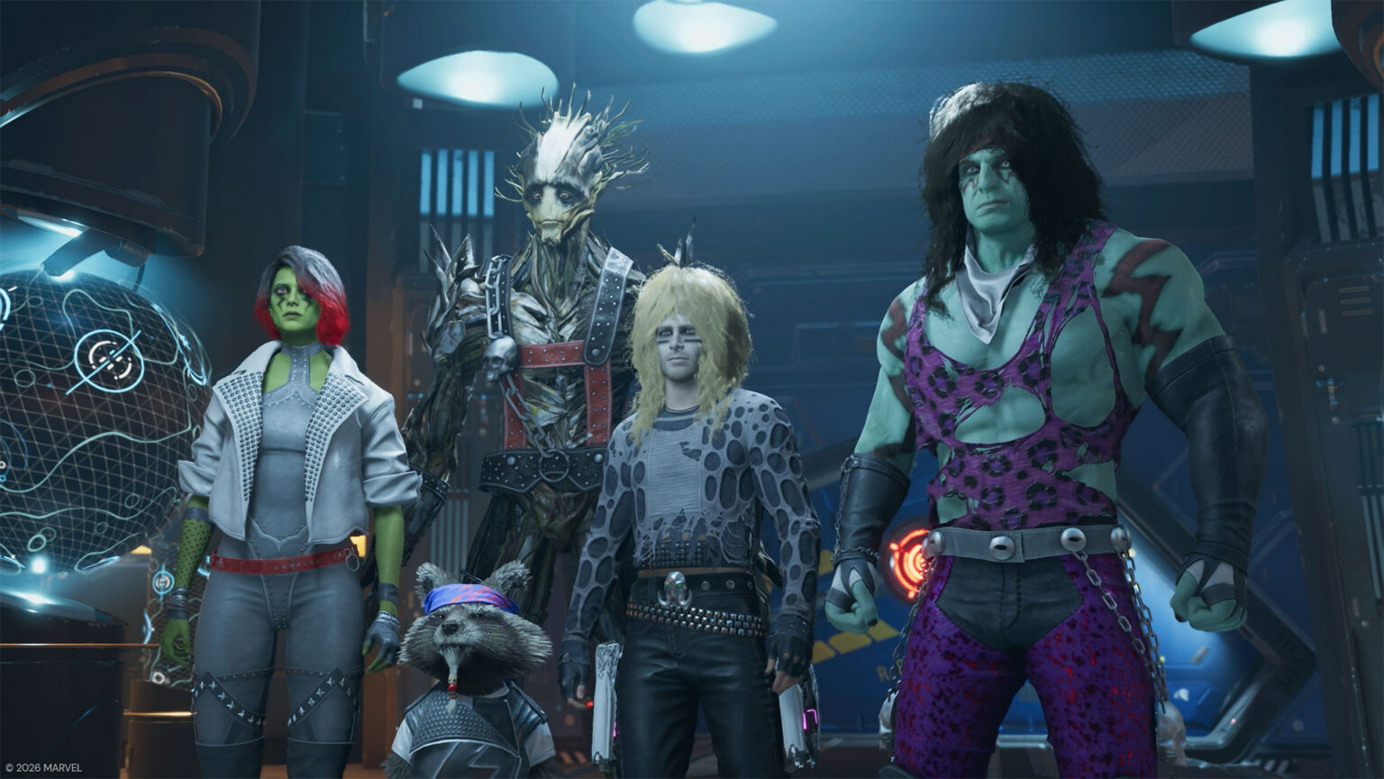 Guardians of the Galaxy: The Guardians bring glam rock outfits and mouse controls to Switch 2 | Image: Eidos-Montréal